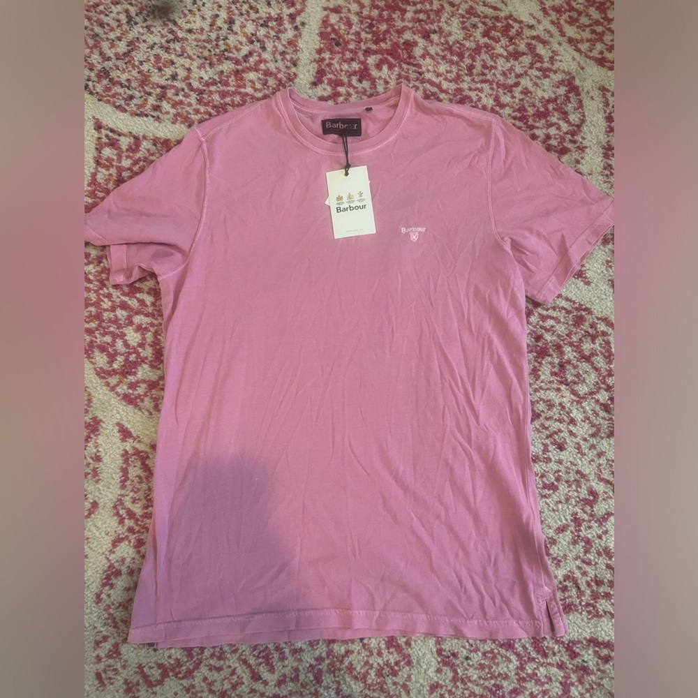 Pink Womens Barbour T-Shirt